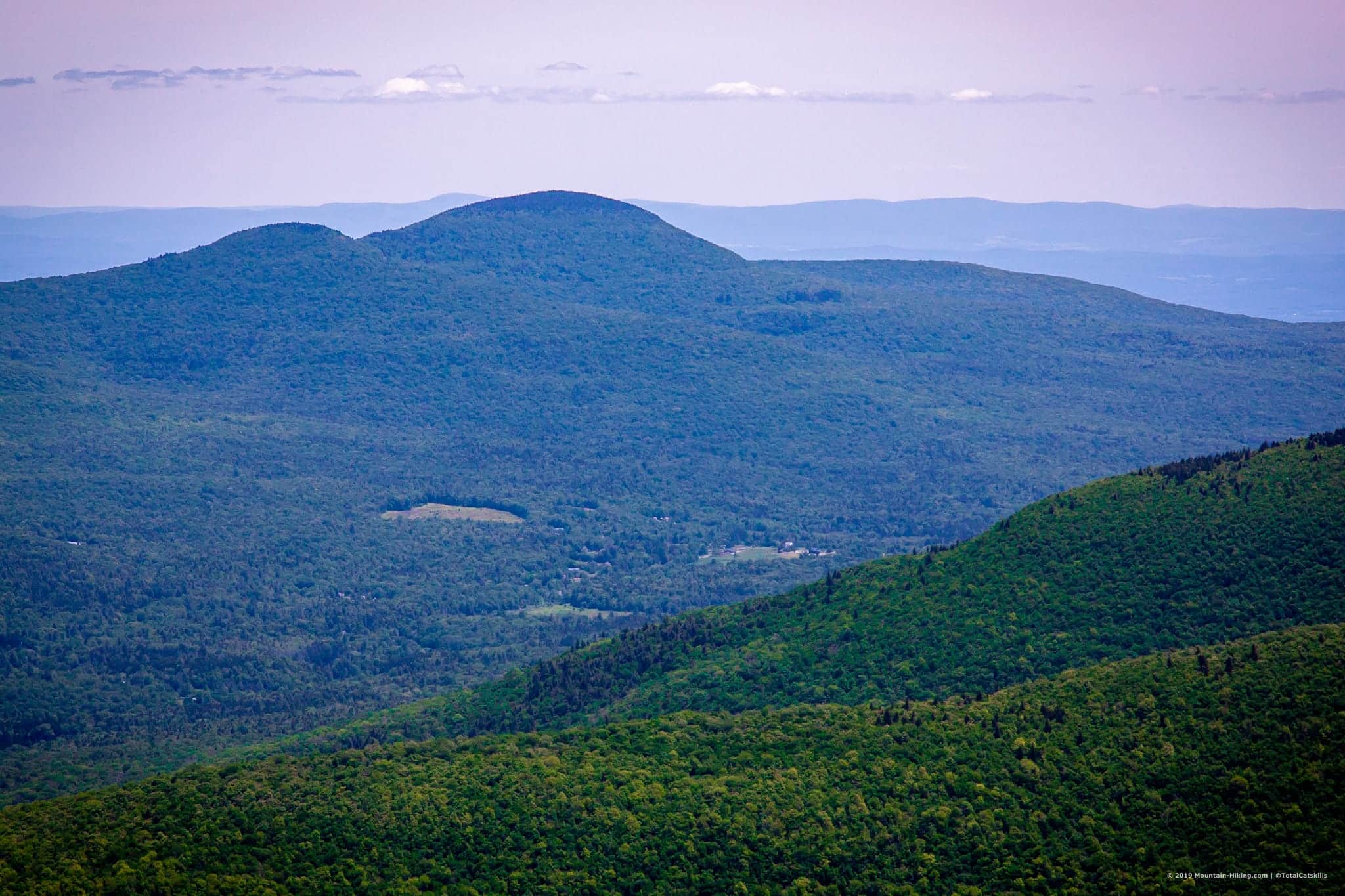 view from catskills fire tower