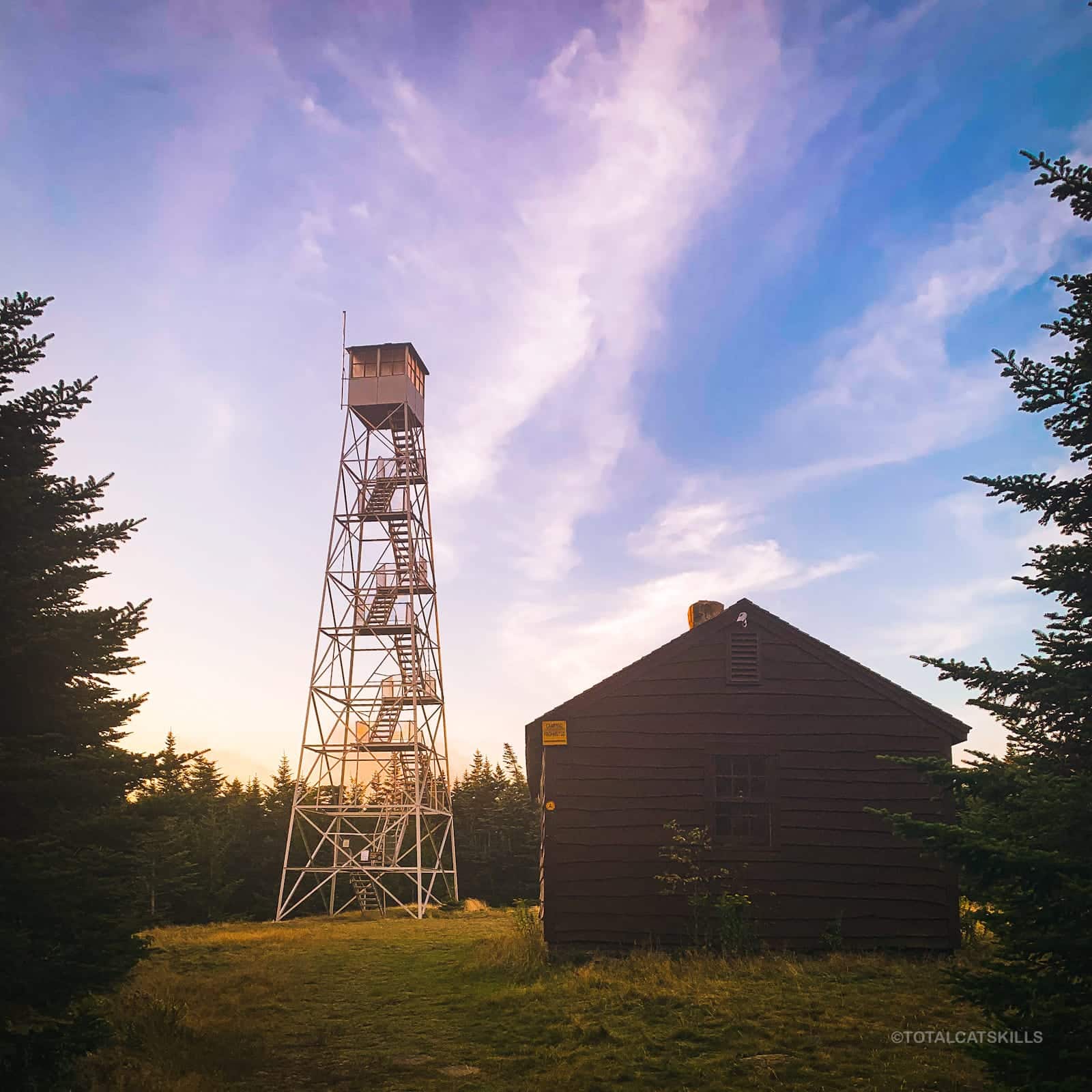 fire tower on summit