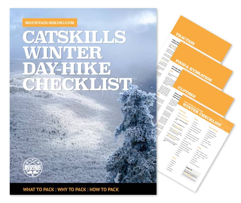 winter day hike checklist, catskills PDF