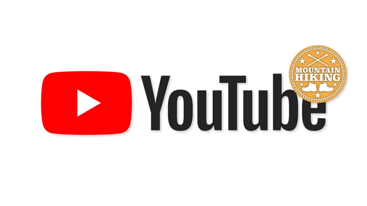 YouTube Logo and Mountain Hiking Logo
