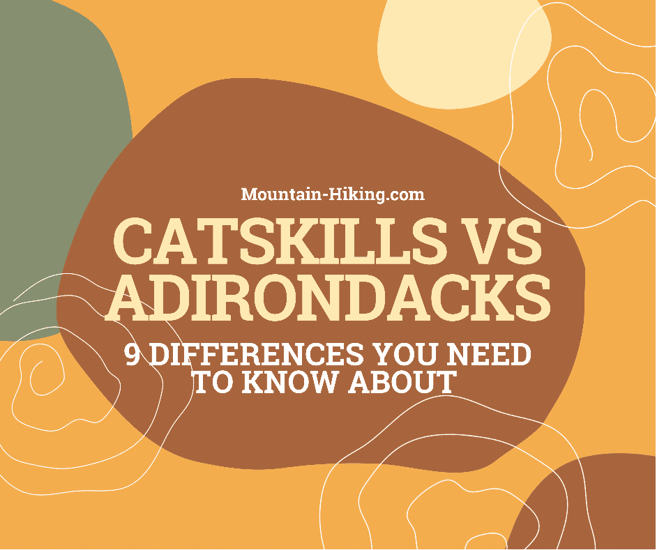 catskills vs Adirondacks hiking header graphic