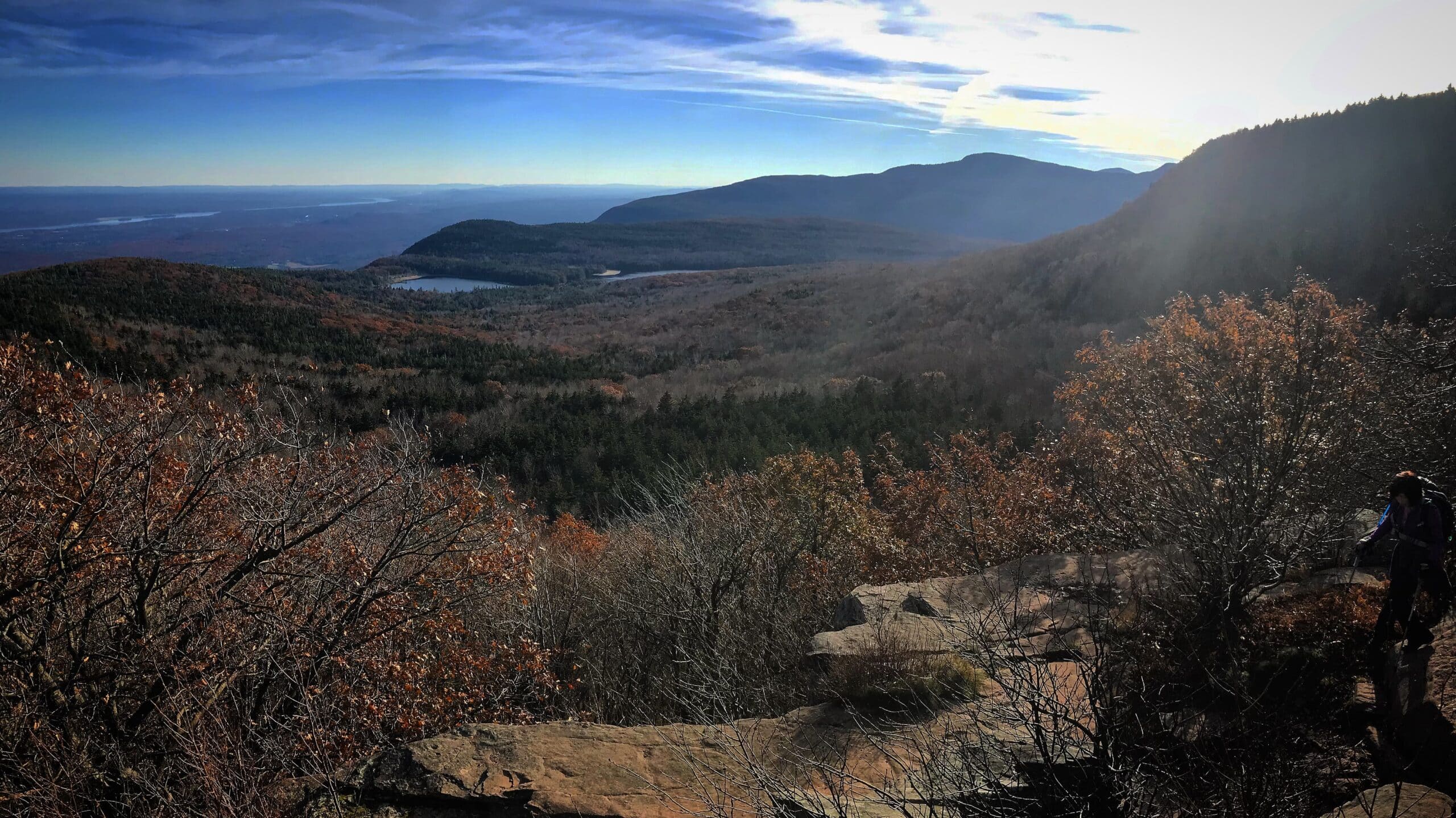 view from North Point in The Catskills