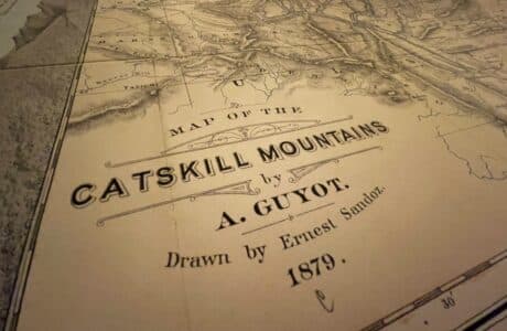 Arnold Guyot Catskills Mountains Map