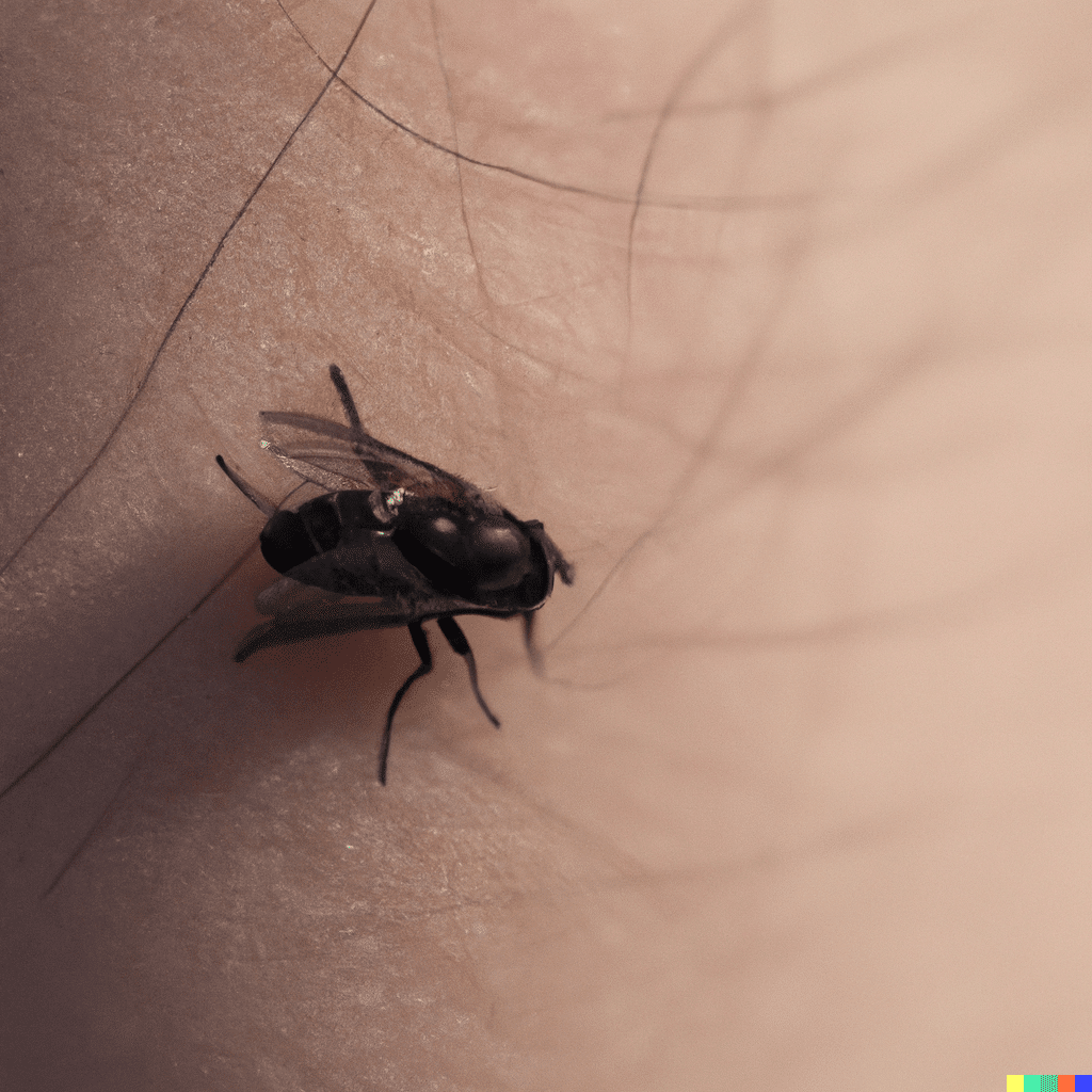 black fly bites