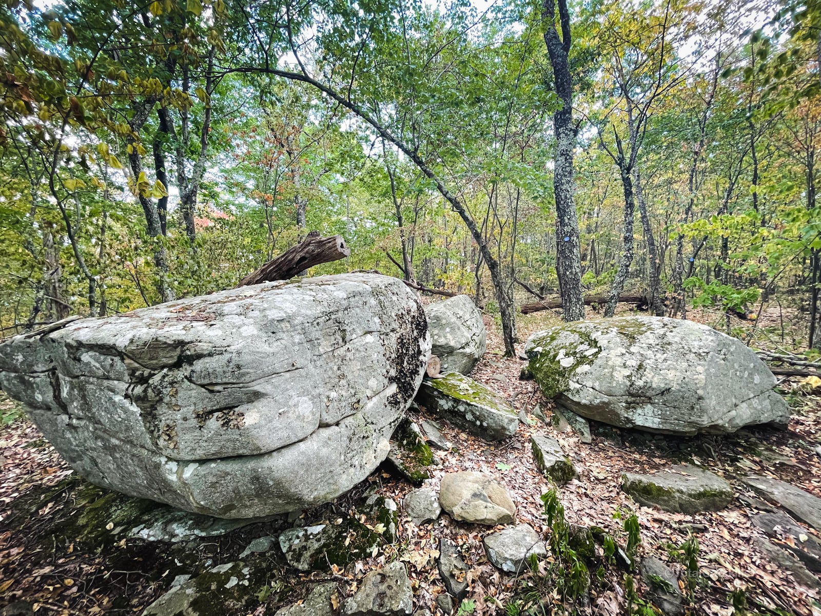 summit boulders on Romer Mountain