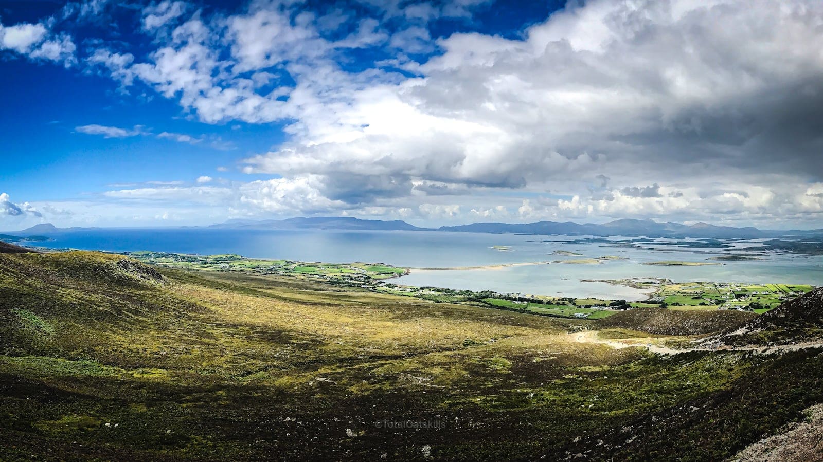 Clew Bay, seen fro Croagh Patrick