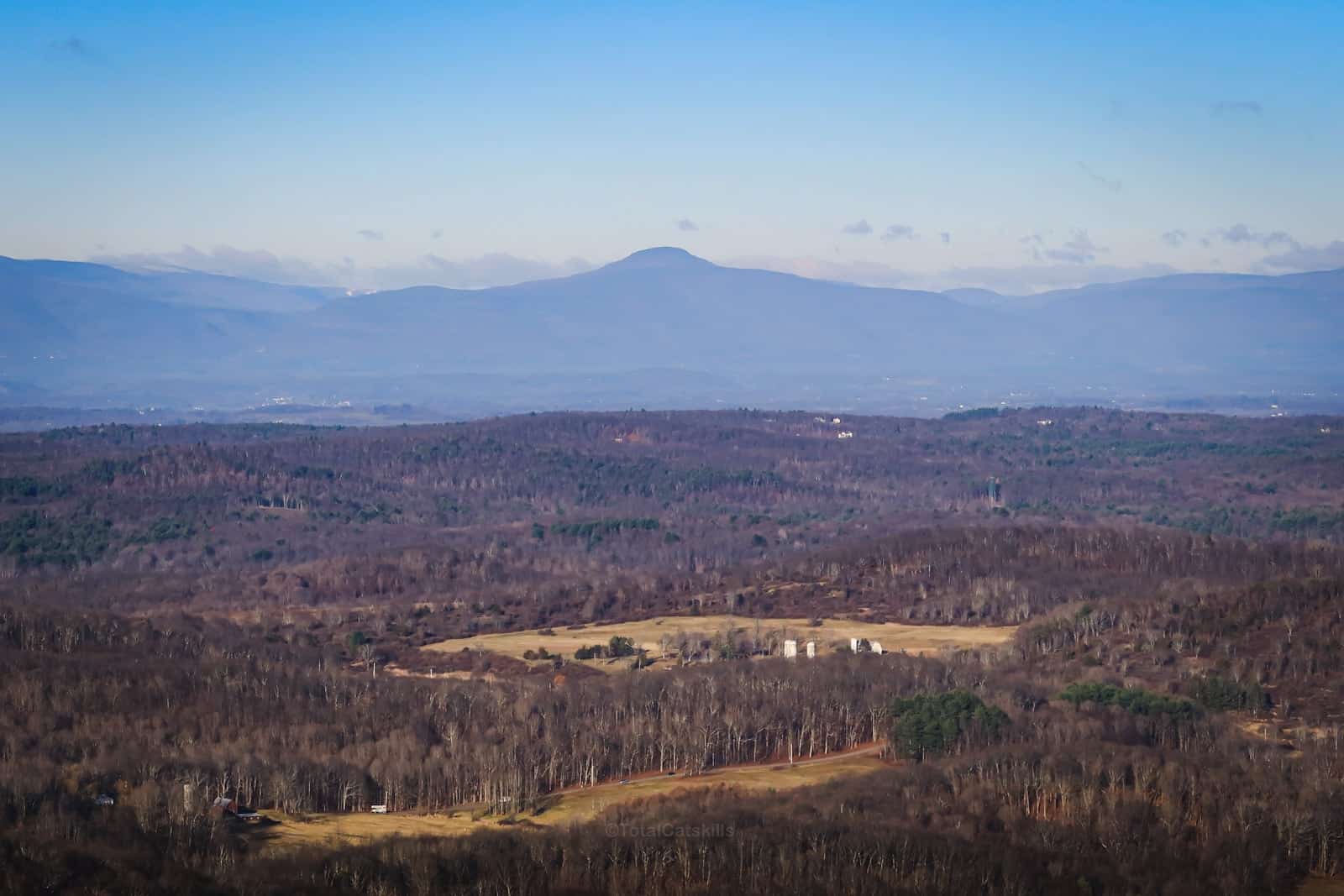 view of The Catskills from Stissing