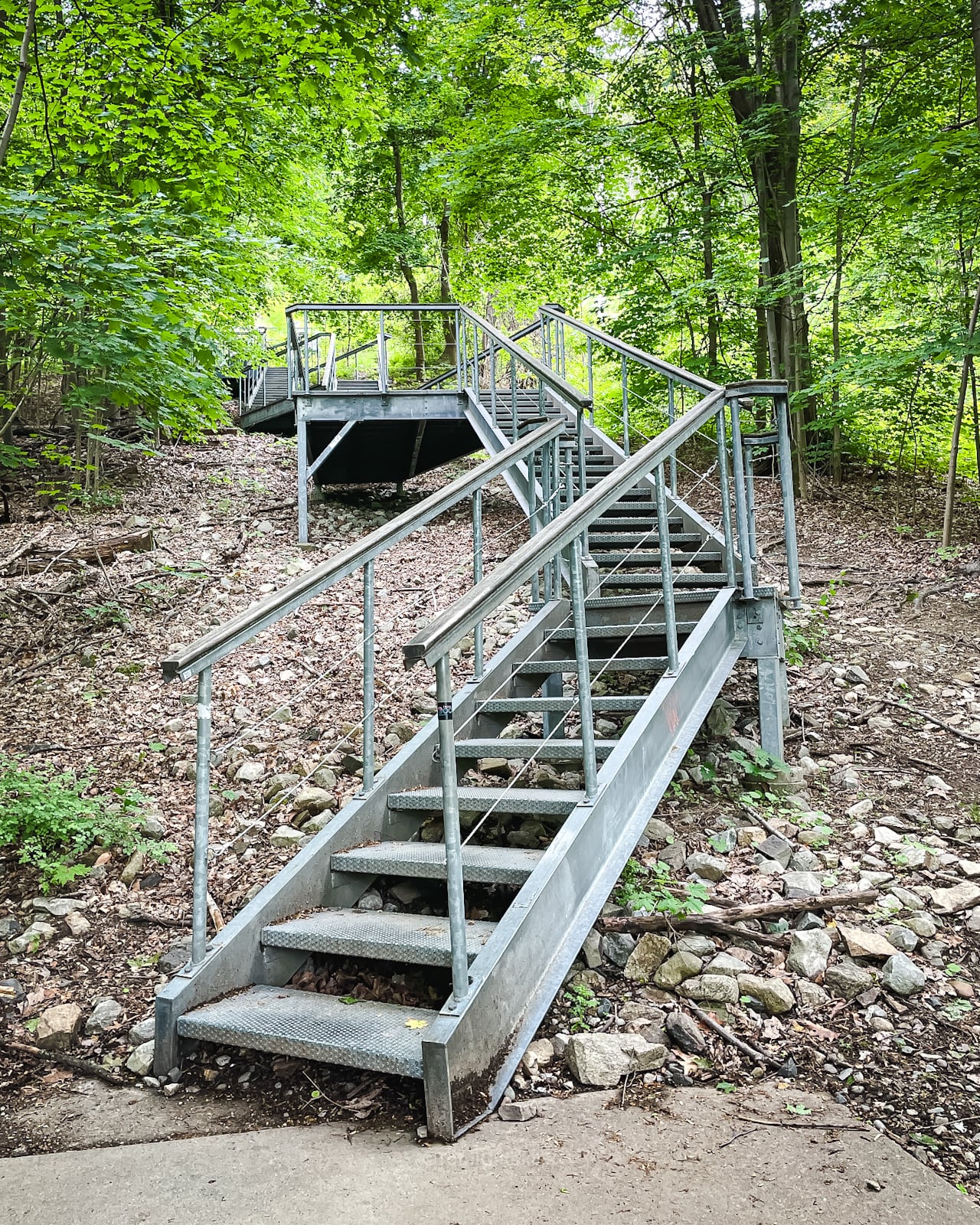 metal staircase