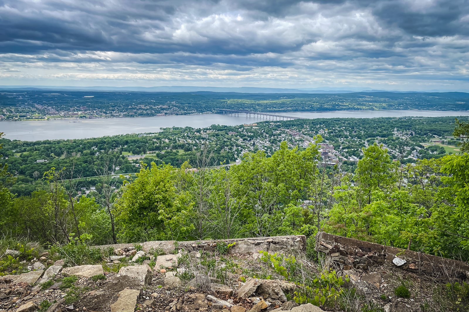 Hudson River view from Mount Beacon