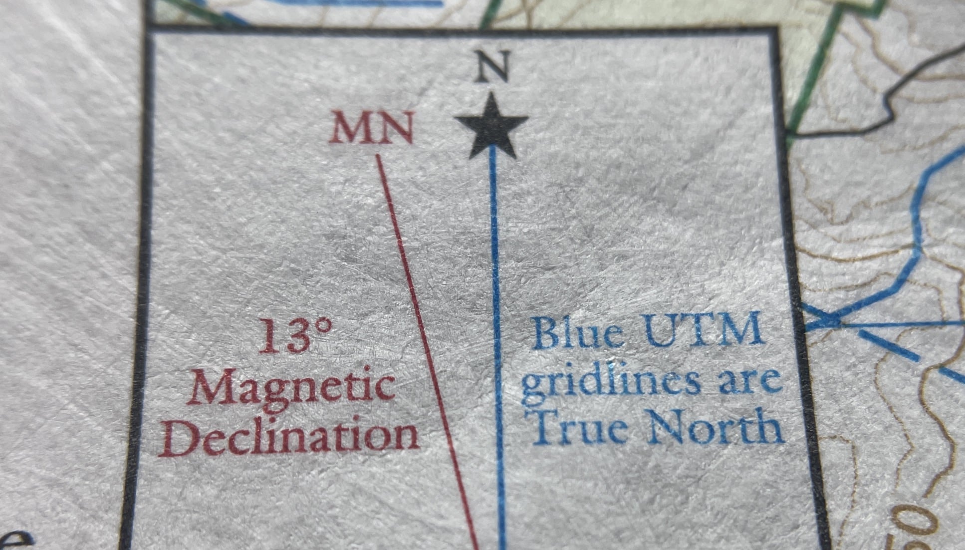 How to use a compass with magnetic declination