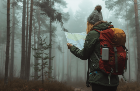 How to use a map and compass for hiking