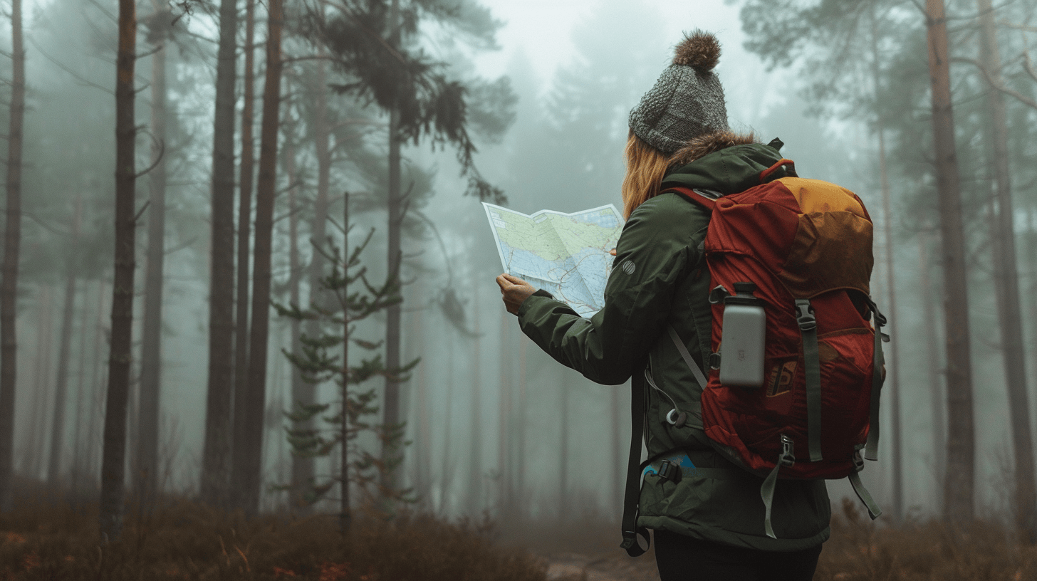 How to use a map and compass for hiking