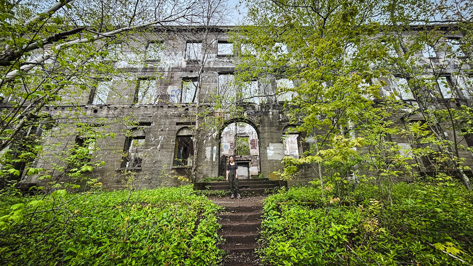 Overlook Mountain House Ruins and Fire Tower Trail seen in 2025