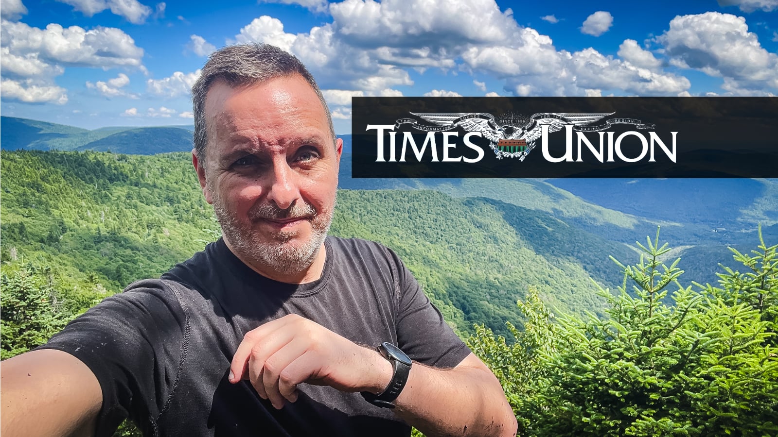 Sean on West Kill Mountain in The Catskills