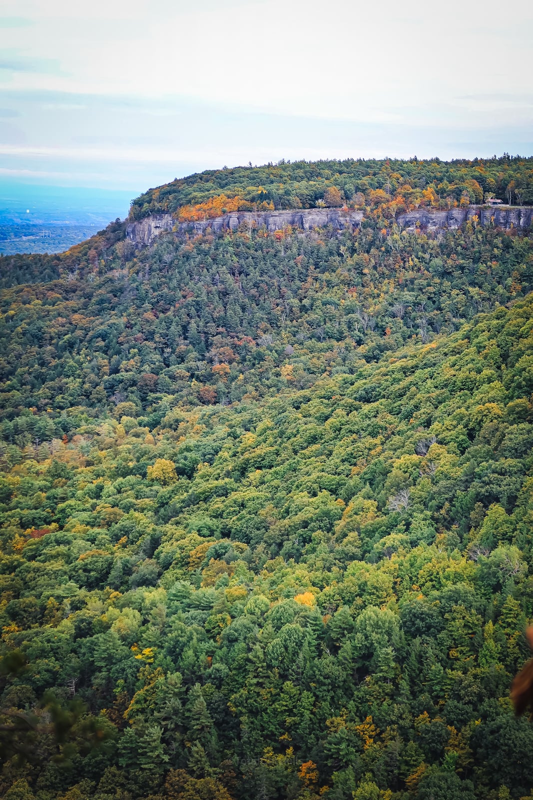 Indian Ladder Trail during fall foliage