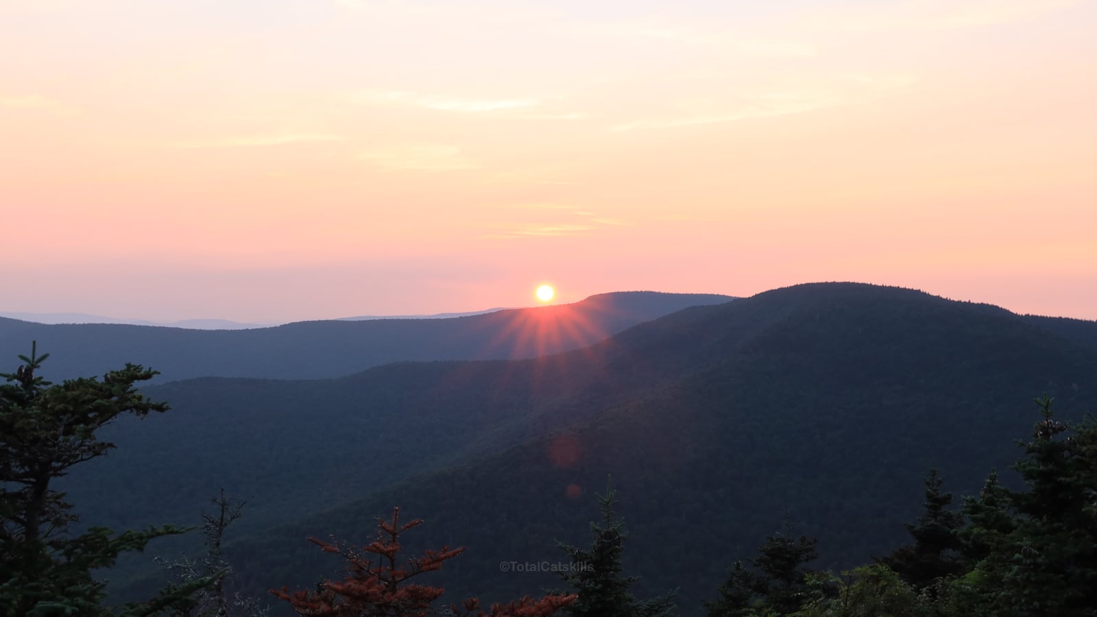 View from Twin Mountain in The Catskills, one of the best Catskills hikes!