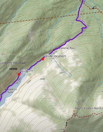 Avalanche Pass Trail closed
