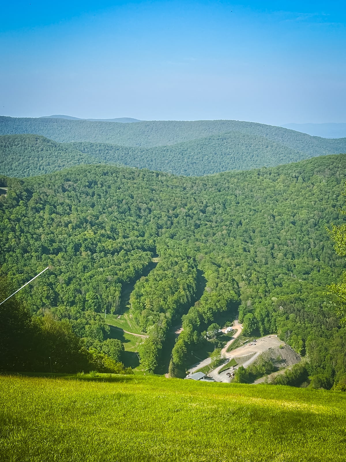 View from Plattekill Mountain Ski Resort
