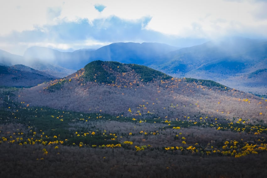 View of Mount Jo from Mount Van Hoevenberg in the Adirondacks