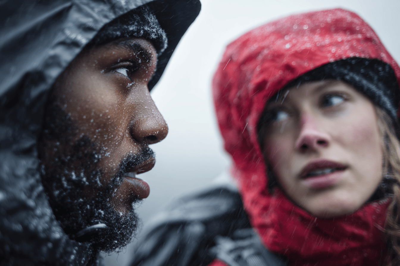 Winter skincare products for hikers