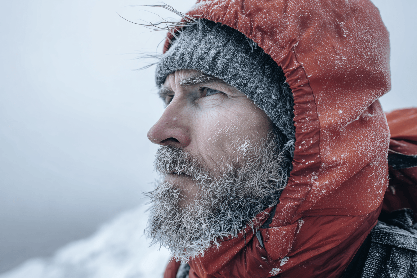 Winter skincare products for hikers