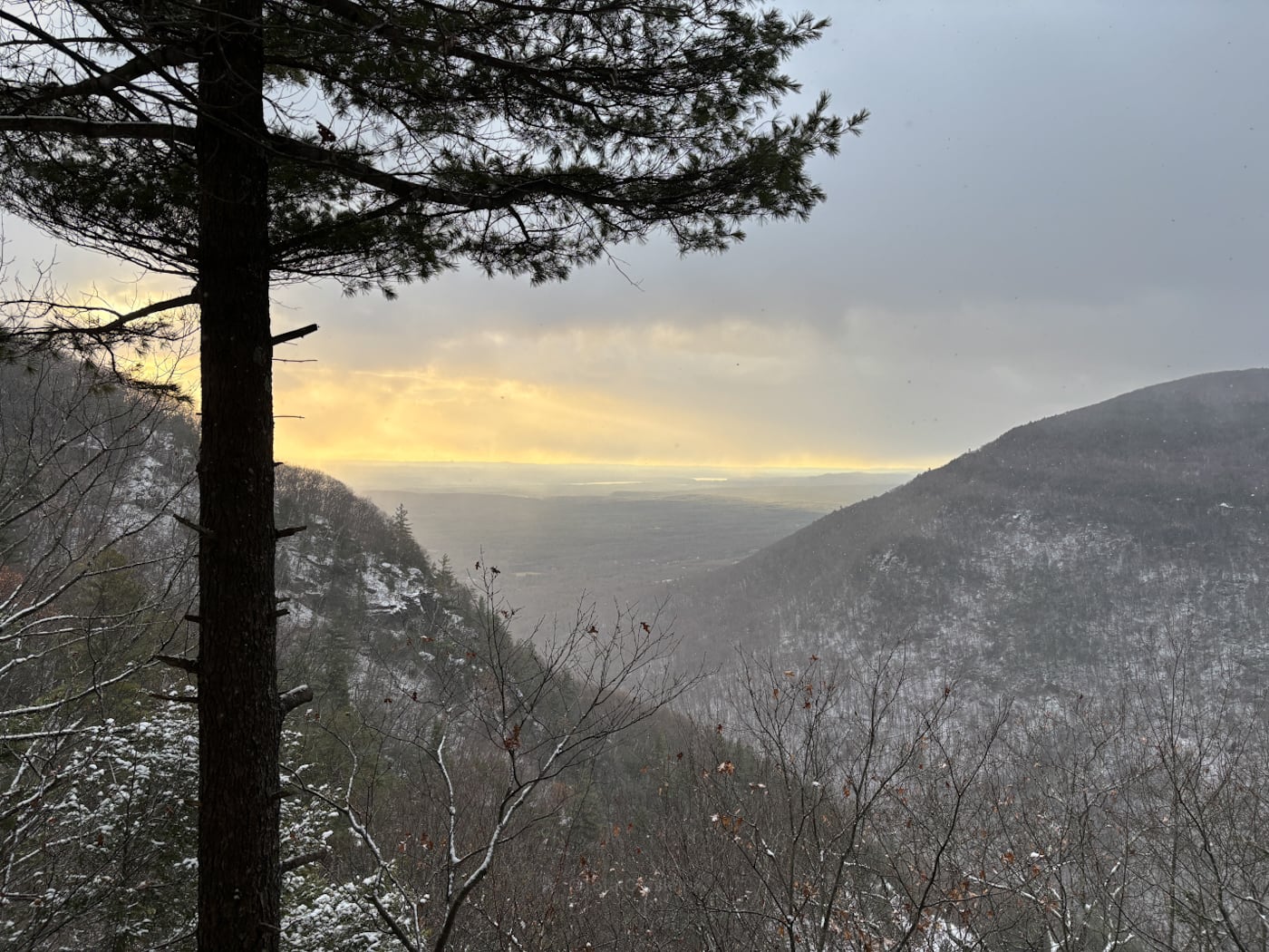 Kaaterskill High Peak in the Catskills low down