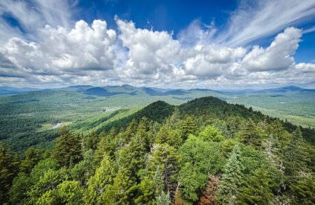 Goodnow Mountain Fire Tower View Adirondacks